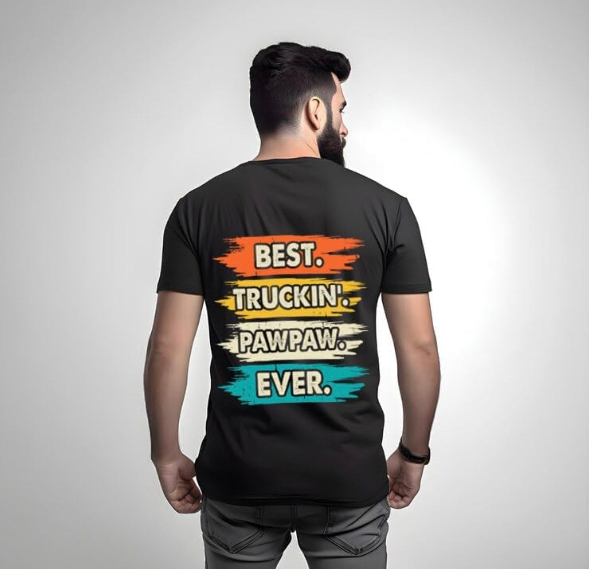 Short Sleeve T-Shirt - Best Truckin' Paw Paw Ever