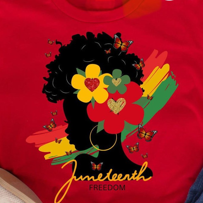Juneteenth Black Woman Silhouette