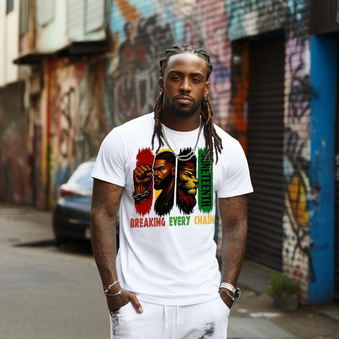 Juneteenth Black Man Lion King Tee