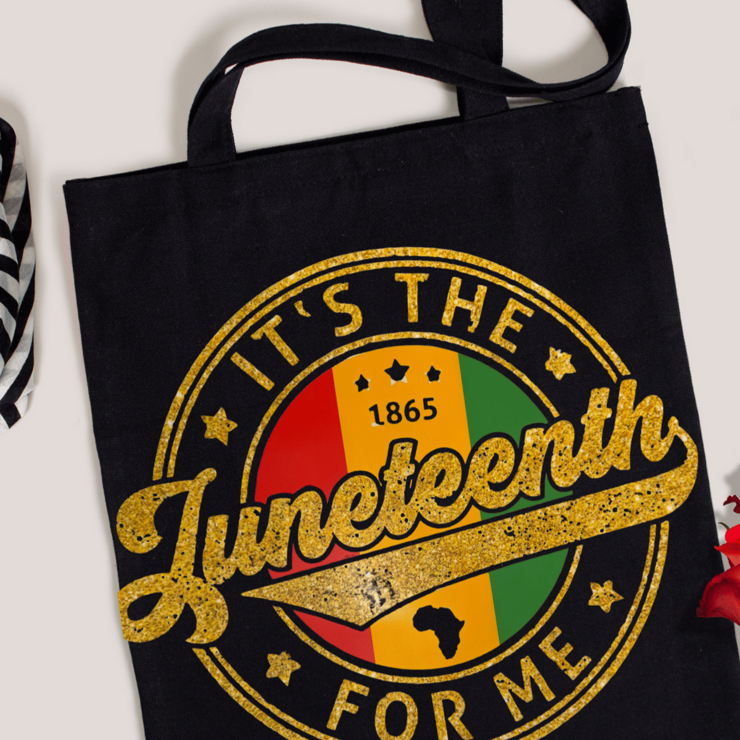 Canvas Tote Bag - It's Juneteenth For Me