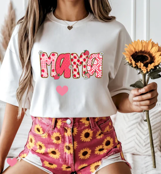 Short Sleeve T-Shirt - Mama Strawberries