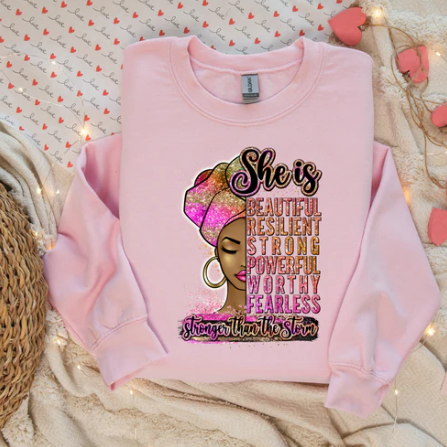 Sweatshirt- She is Beautiful