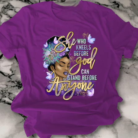 She Who Kneels Before God Tee