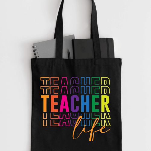 Canvas Tote Bag - Teacher Life
