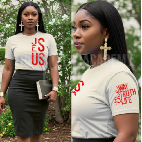 Jesus, the Way, Truth, and Life Tee
