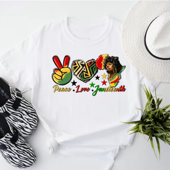 Peace. Love. Juneteenth. T-Shirt