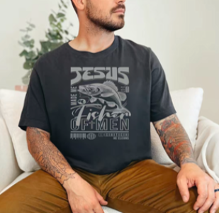 Jesus Fisher of Men Tee
