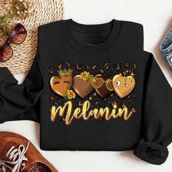 Sweatshirt - Melanin Hearts