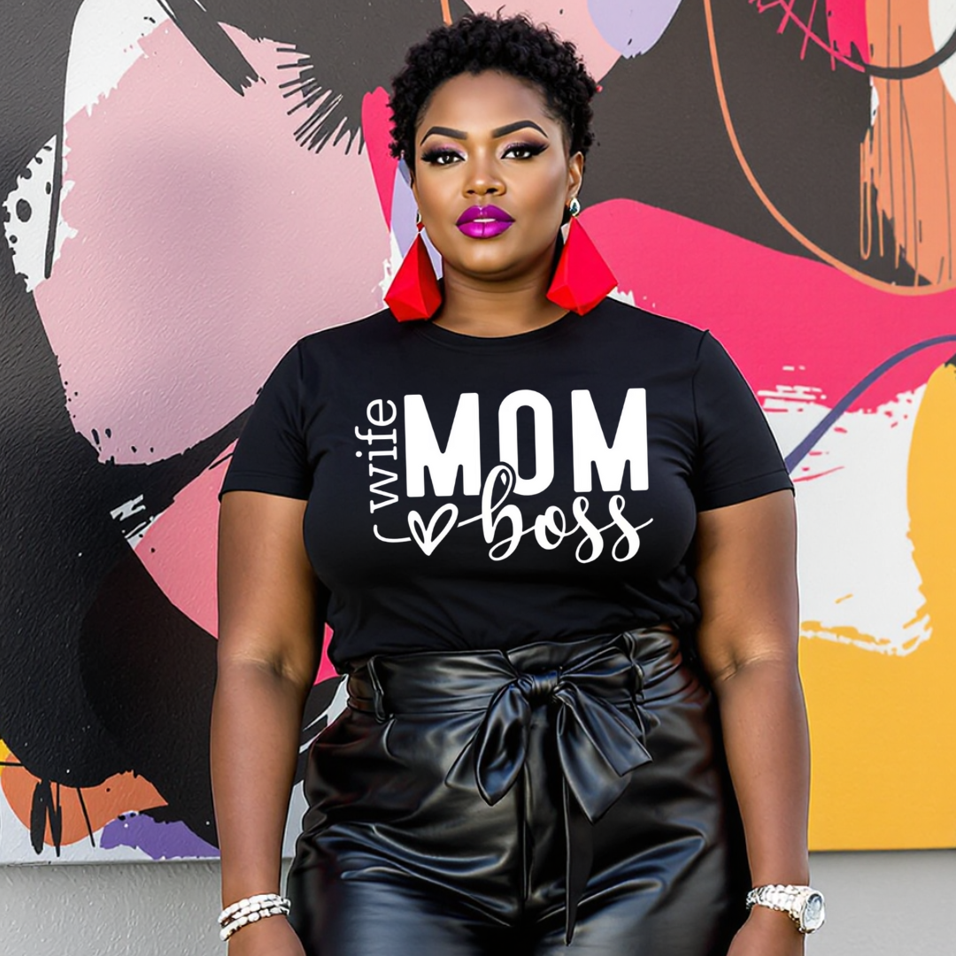 Wife, Mom, Boss Tee
