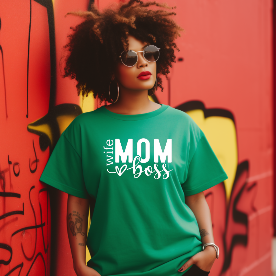 Wife, Mom, Boss Tee
