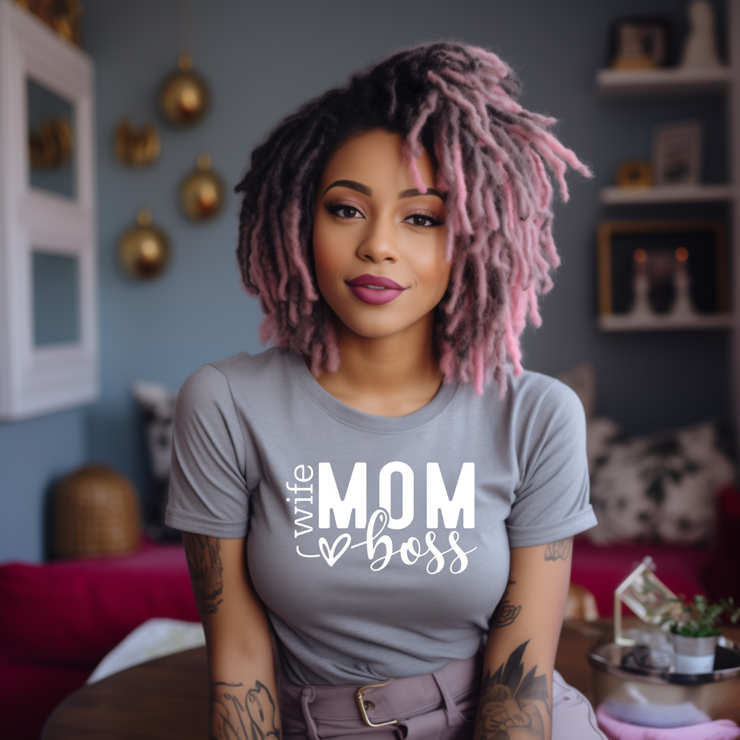 Wife, Mom, Boss Tee