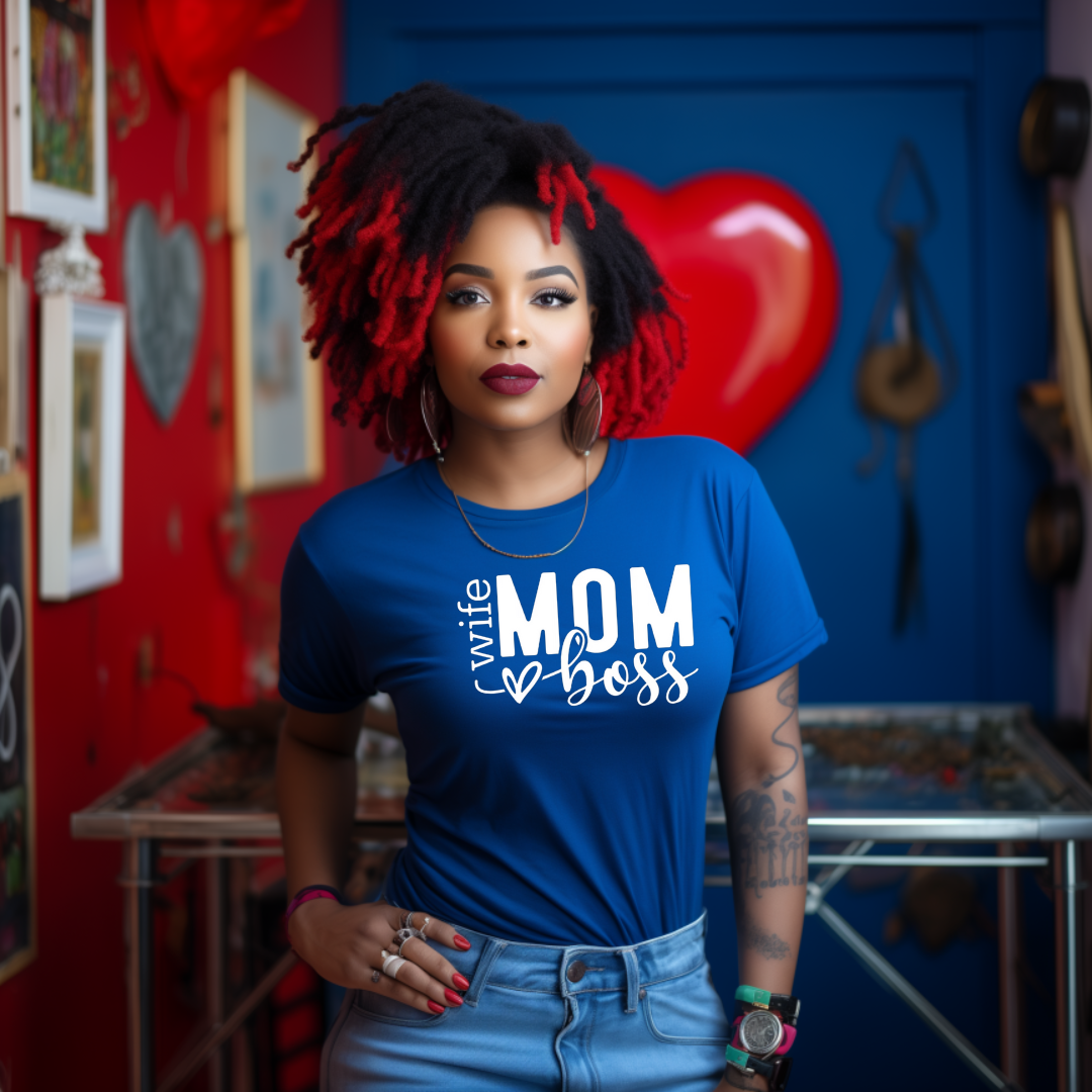 Wife, Mom, Boss Tee